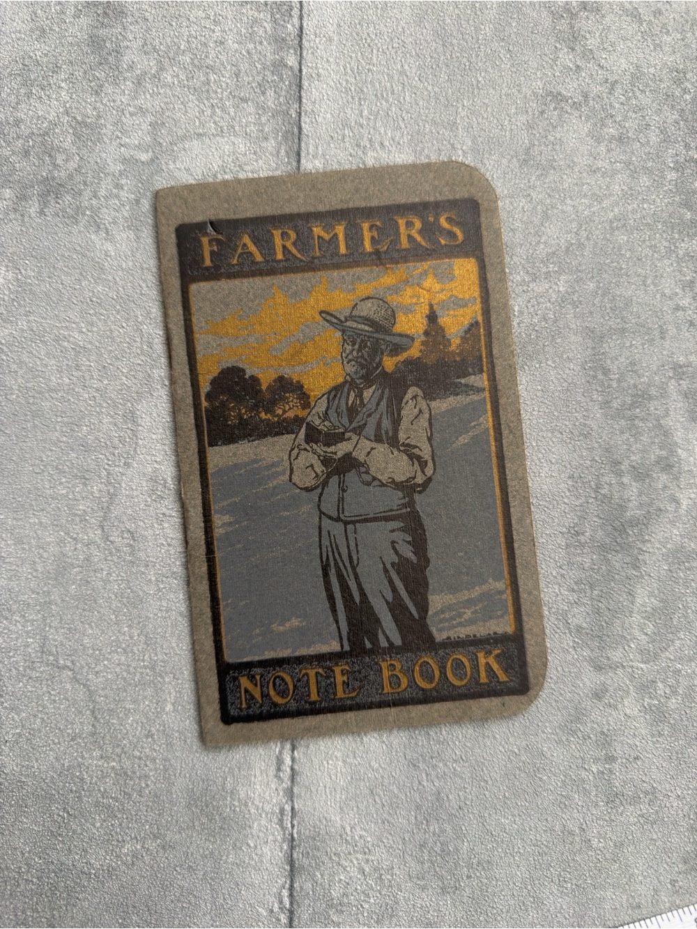 Antique 1909-1910 German Kali Works Farmer’s Notebook no writing 3.5x6”